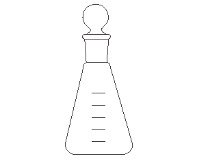 Iodine Flask, Wide Apout, With Standard Stopper 100ml