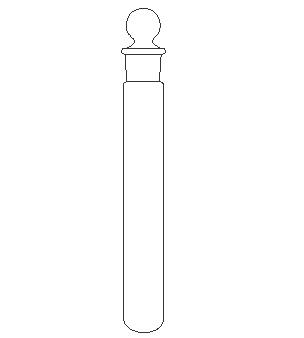 Test Tube, With Rim