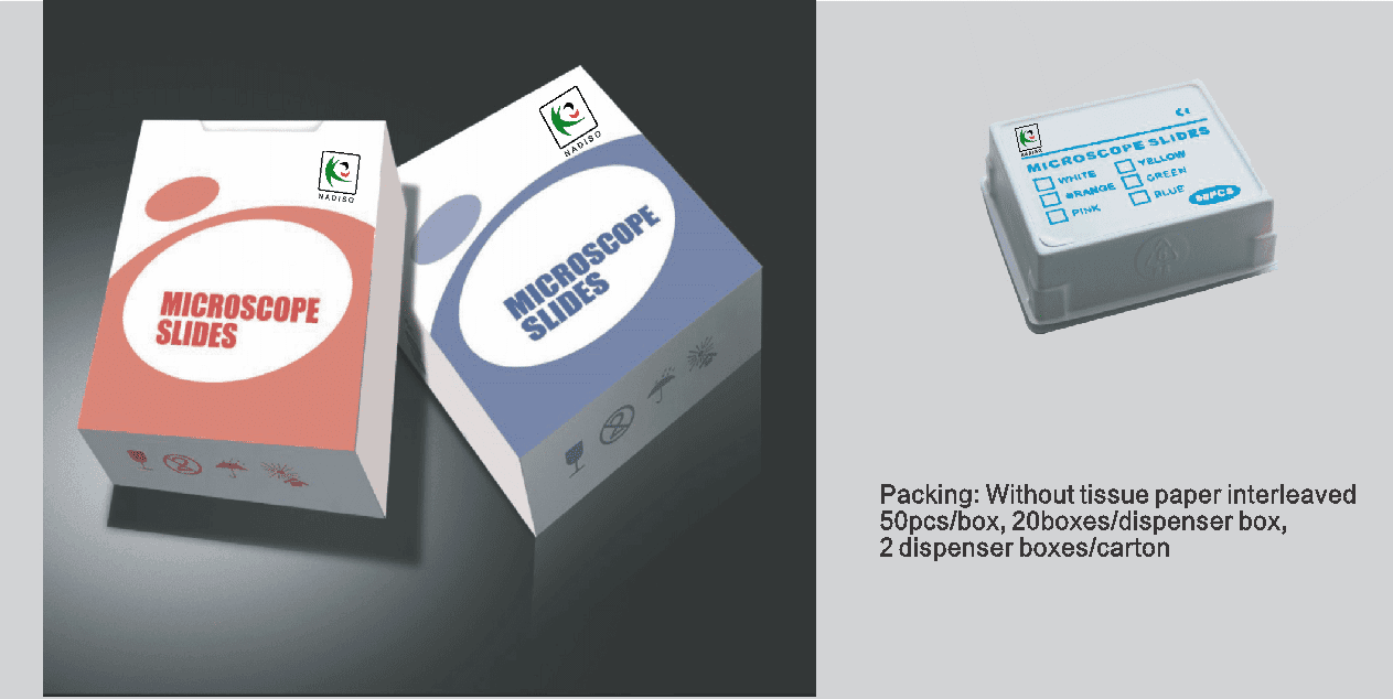 Adhesion Microscope Slides 90° corners