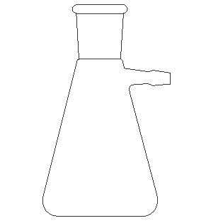 Filtering Flask, standard ground mouth 500ml 29/32